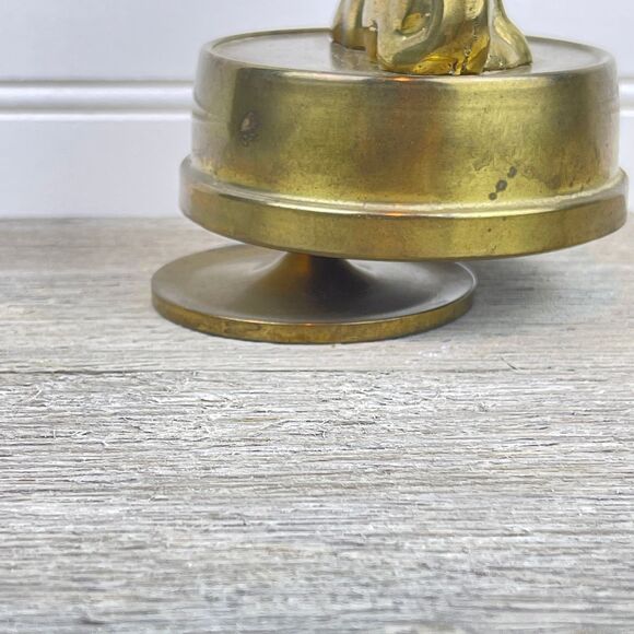 Vintage Siamese Cats Brass Music Box | It’s a Small World - Picture 7 of 10